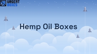 Hemp Oil Boxes  19-07-2021
