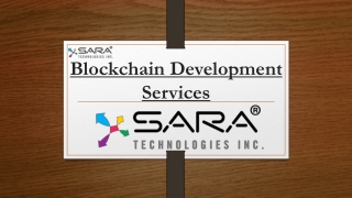 Blockchain Development Services