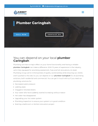 Plumber Caringbah