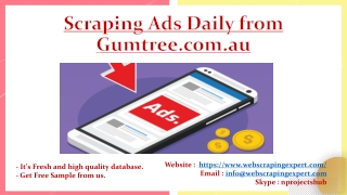 Scraping Ads Daily from Gumtree.com.au