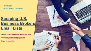 Scraping U.S. Business Brokers Email Lists