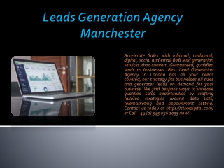 Leads Generation Agency Manchester