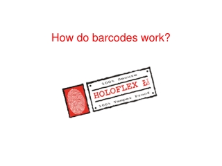 How do barcodes work