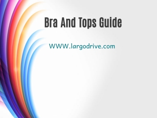 Bra And Tops Guide