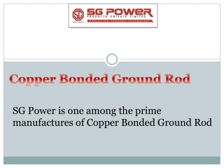 Copper Bonded Ground Rod