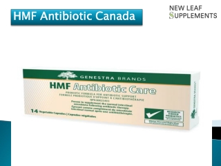 HMF Antibiotic Canada