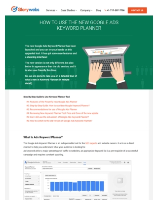 How To Use The New Google AdWords Keyword Planner