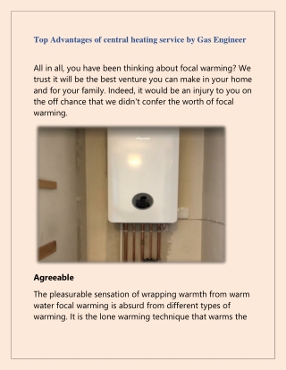 Get your Boiler Installation Lower Nazeing