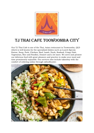 TJ Thai Cafe Toowoomba City