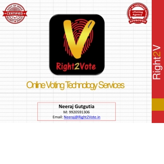 Right2Vote | Online Voting & Mobile Voting App