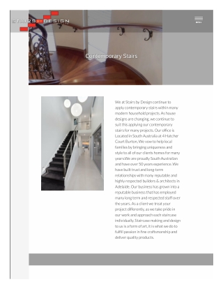 Contemporary stairs