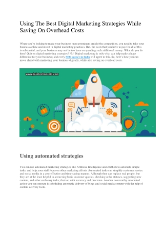 Using The Best Digital Marketing Strategies While Saving On Overhead Costs-converted