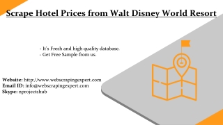 Scrape Hotel Prices from Walt Disney World Resort