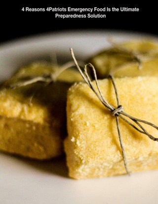 4 Reasons 4Patriots Emergency Food Is the Ultimate Preparedness Solution