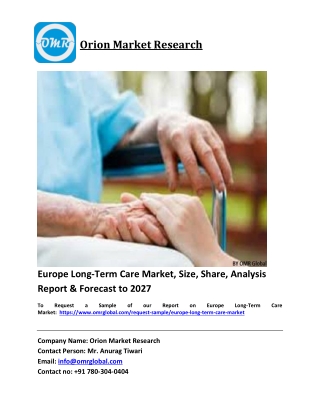 Europe Long-Term Care Market Trends, Size, Competitive Analysis and Forecast 202