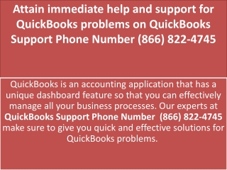 Attain immediate help and support for QuickBooks problems on QuickBooks Support Phone Number