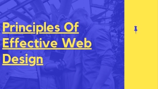 Principles of effective web design Video