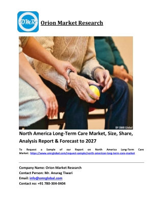North America Long-Term Care Market Trends, Size, Competitive Analysis and Forec