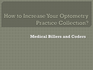 How to Increase Your Optometry Practice Collection