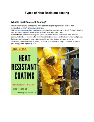 Types of Heat Resistant Paints