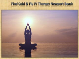 Find Cold & Flu IV Therapy Newport Beach