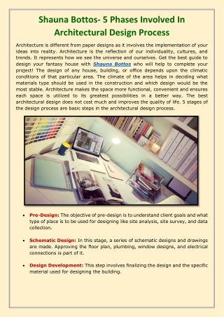 Shauna Bottos- 5 Phases Involved In Architectural Design Process-converted