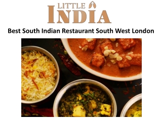 Best South Indian Restaurant South West London