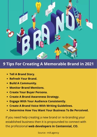 9 Tips For Creating A Memorable Brand in 2021