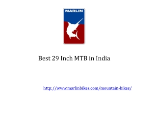 Best 29 Inch MTB in India