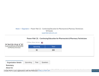 PowerPak CE - Continuing Education for Pharmacists & Pharmacy Technician