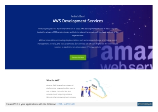 India’s Best AWS Development Services: 100% Money-Back Guarantee