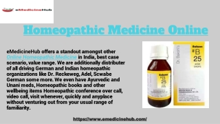 Best Homeopathic Medicine Online Products in India