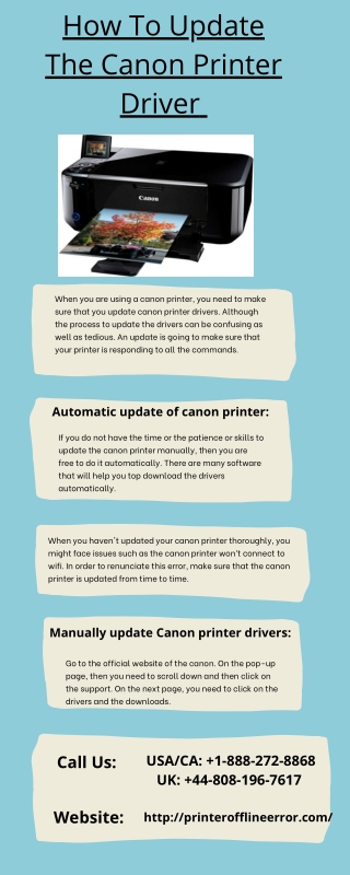 Update Canon Printer Driver | Easy Steps