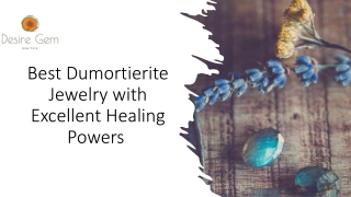 Best Dumortierite Jewelry with Excellent Healing Powers