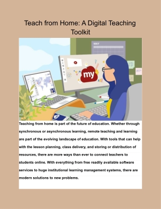 Teach from Home_ A Digital Teaching ToolkitLED display