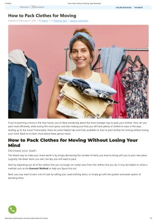 How to Pack Clothes for Moving _ Earth Relocation