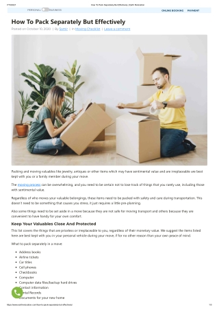 How To Pack Separately But Effectively _ Earth Relocation