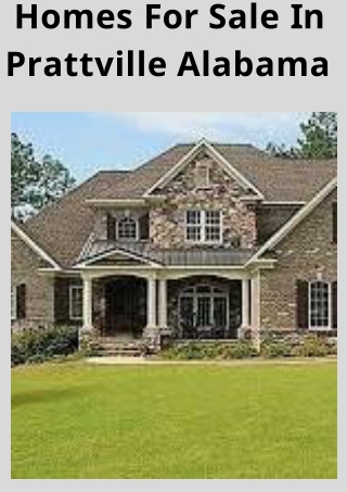 Homes For Sale In Prattville AL