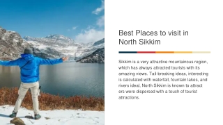 Best Places to visit in North Sikkim