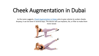 Cheek Augmentation in Dubai