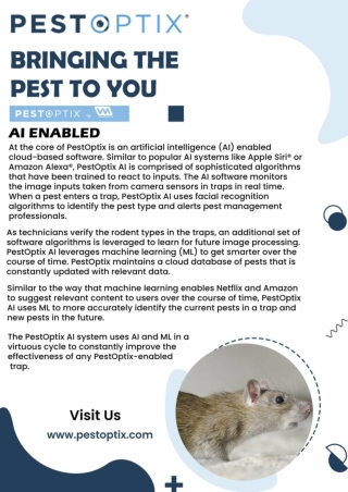 Pest Control AI monitoring Stations | Pest Control Artificial Intelligence
