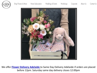 Florist Delivery to RAH - Send Flowers Adelaide