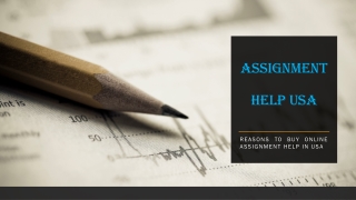 Reasons To Buy Online Assignment Help In USA
