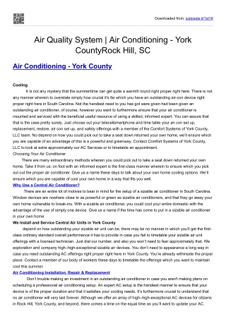 Air Conditioning
