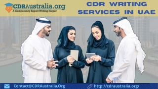 CDR Writing Services In UAE  By CDRAUStralia.Org