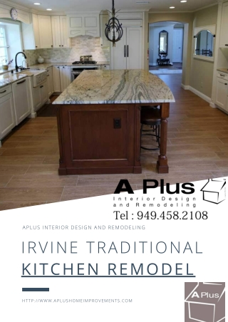 Irvine traditional kitchen remodel