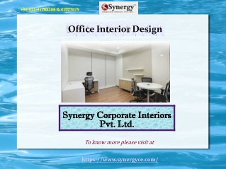 Get Your Right Office Interior Design