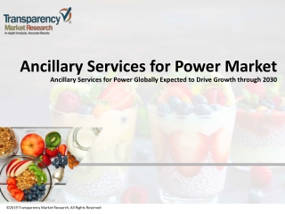 8.Ancillary Services for Power Market