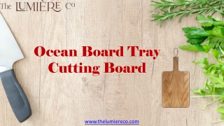 Ocean Board Tray | The LumiereCo