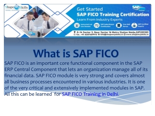 Apply SAP FICO Online Training